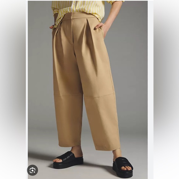 Anthropologie Exquise Barrel Seamed Chinos NWT - Picture 2 of 5